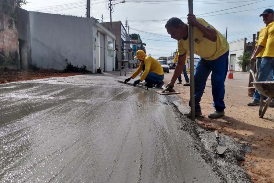 Porto Velho segue com mutirões de limpeza e revitalização de calçadas