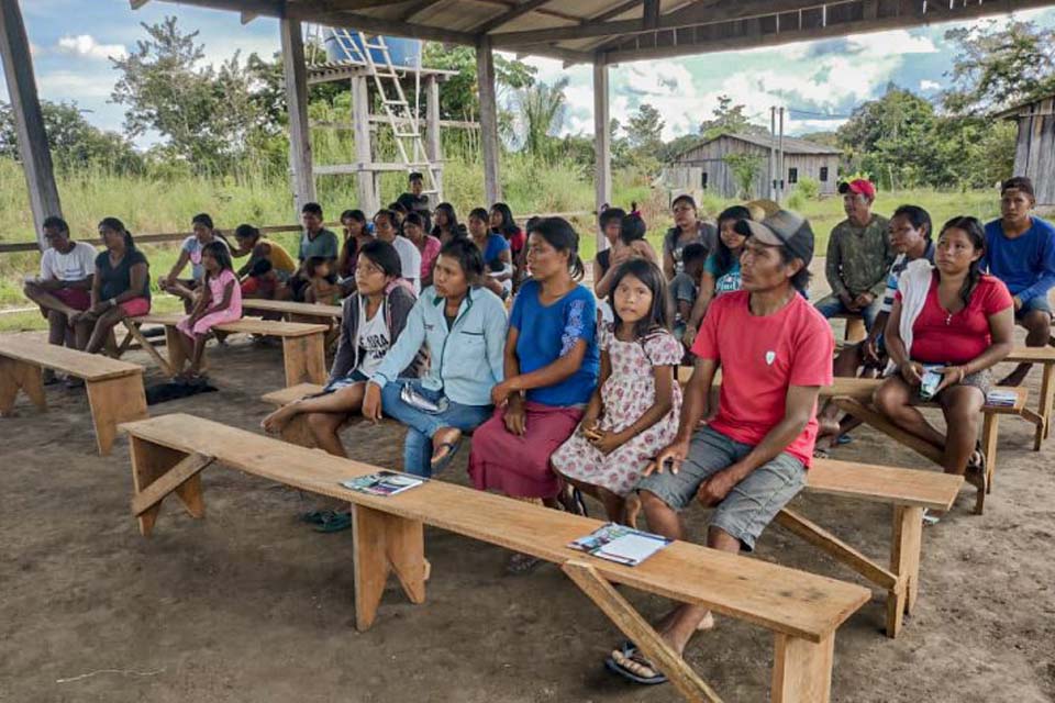 Atividades de educação ambiental são promovidas pela Sedam em comunidades indígenas de Rondônia