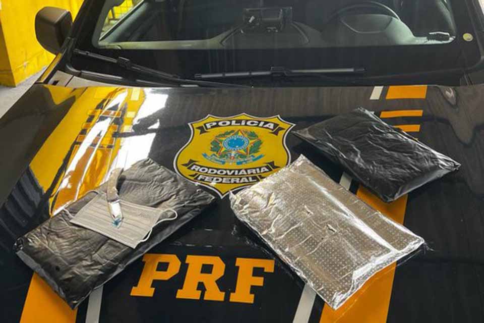 Peruano é preso pela PRF transportando 3,5 kg de cocaína na BR- 364