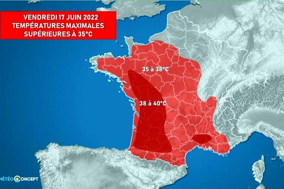 Negacionistas do clima criam mapas falsos para tentar desmentir onda de calor na Europa