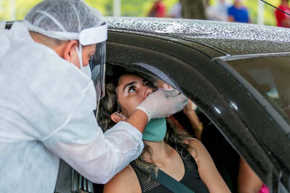 Drive-thru de testagem rápida para covid-19 acontece no próximo domingo (6)