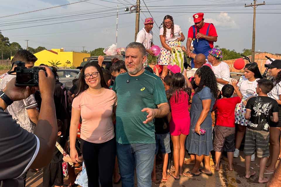 Vereador Everaldo Fogaça participa de festa das crianças no bairro Teixeirão e elogia iniciativa comunitária