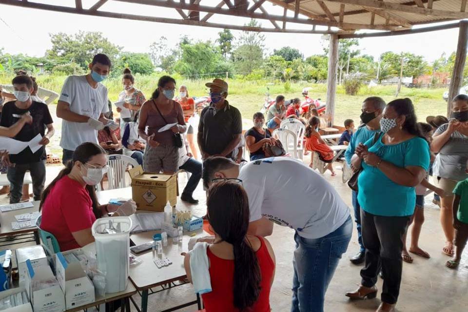 Equipe de Saúde Rural realiza 200 atendimentos em associação de pequenos chacareiros