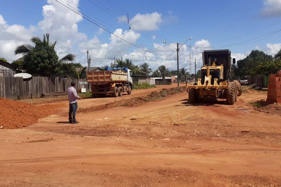 Prefeitura de Porto Velho realiza obras estruturantes em Vista Alegre do Abunã