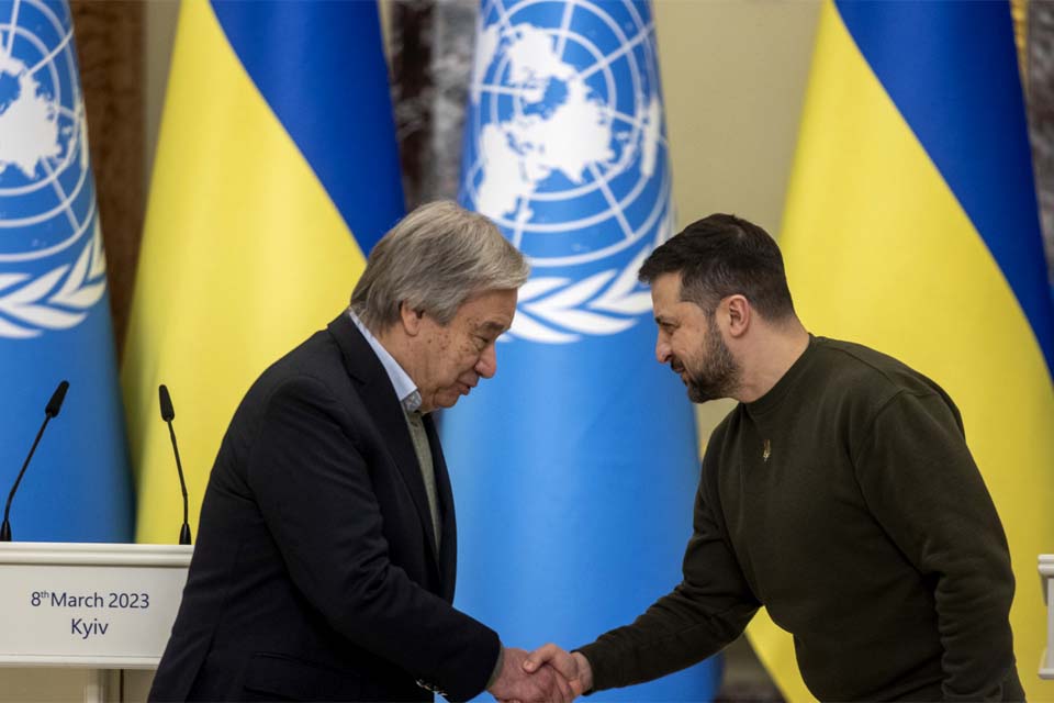 Guterres e Zelensky pedem renovação 