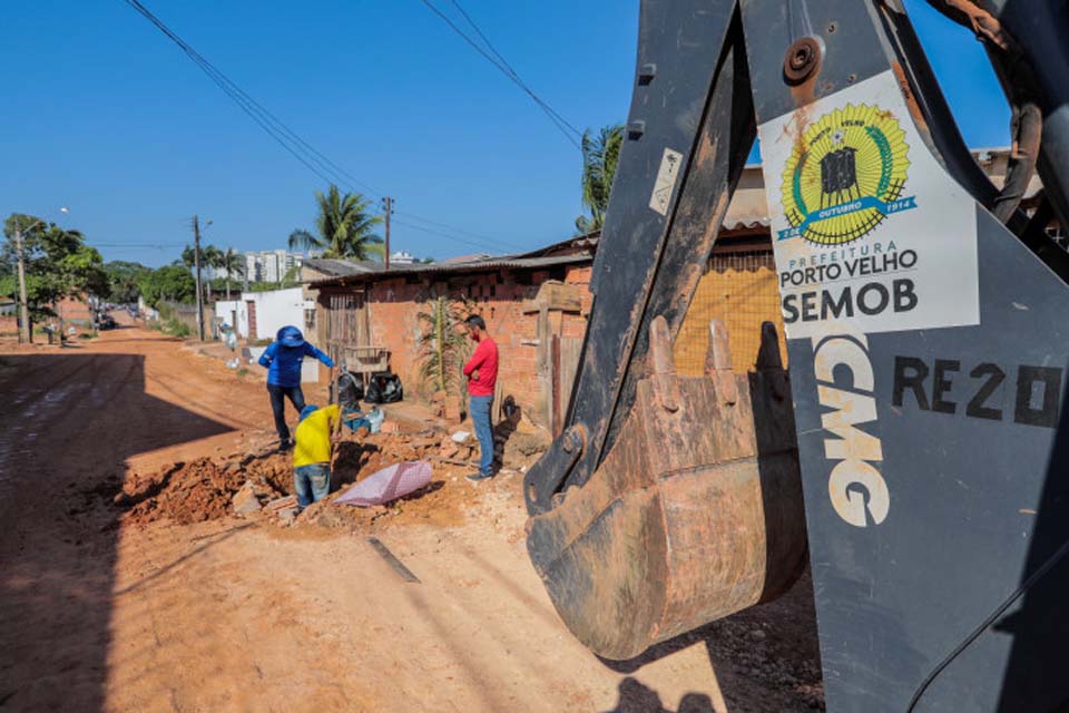 Obras de infraestrutura seguem avançando em diversos bairros de Porto Velho