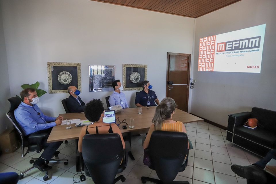 Projeto museográfico da EFMM é apresentado à Prefeitura de Porto Velho