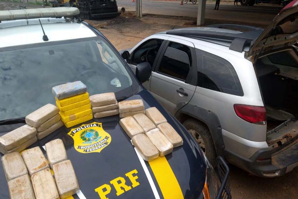 PRF intercepta carregamento de 29 quilos de cocaína na BR 364