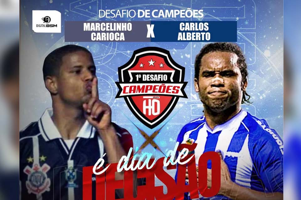 Carlos Alberto e Marcelinho Carioca se enfrentam neste sábado no Aluízio Ferreira 