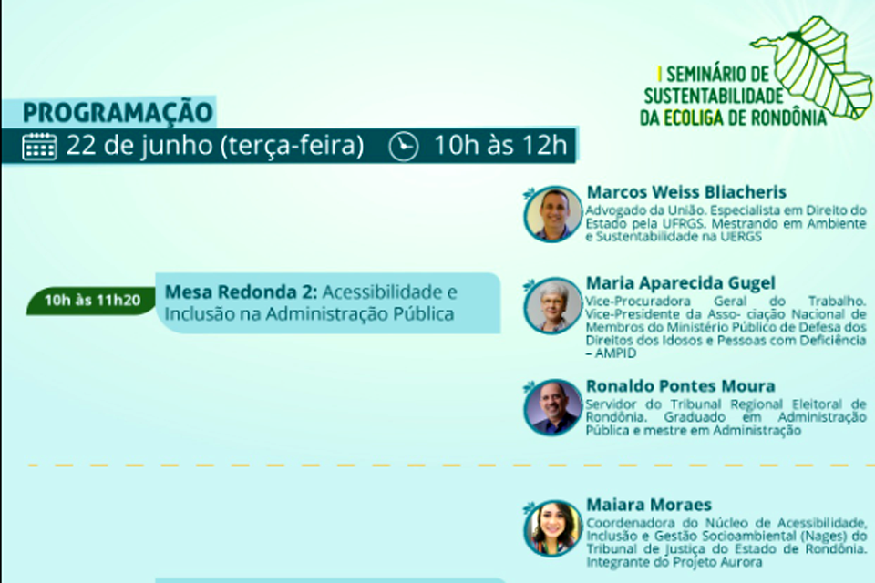 I Seminário de Sustentabilidade da Ecoliga: a programação desta terça destaca 