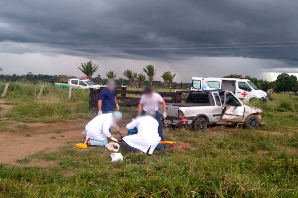 Mulher morre em acidente na RO 459 em Alto Paraíso