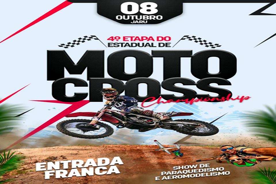 Jaru sedia 4ª etapa do Estadual de Motocross neste final de semana