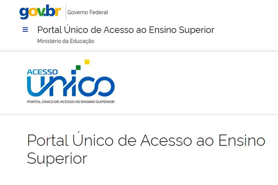 Em Portal Único de Acesso, MEC reúne Sisu, Prouni e Fies