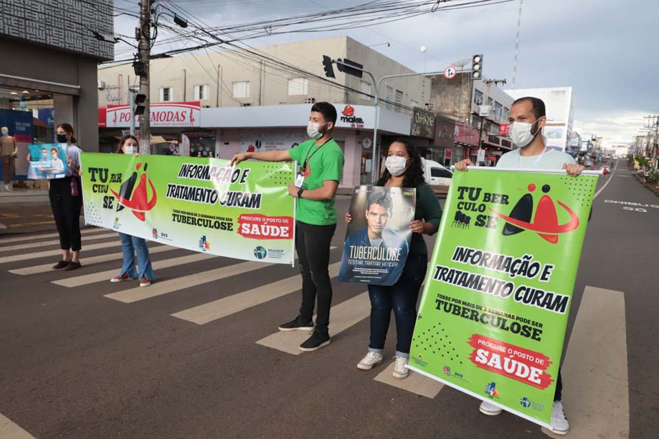 Pit stop no centro de Porto Velho buscou conscientizar sobre a tuberculose