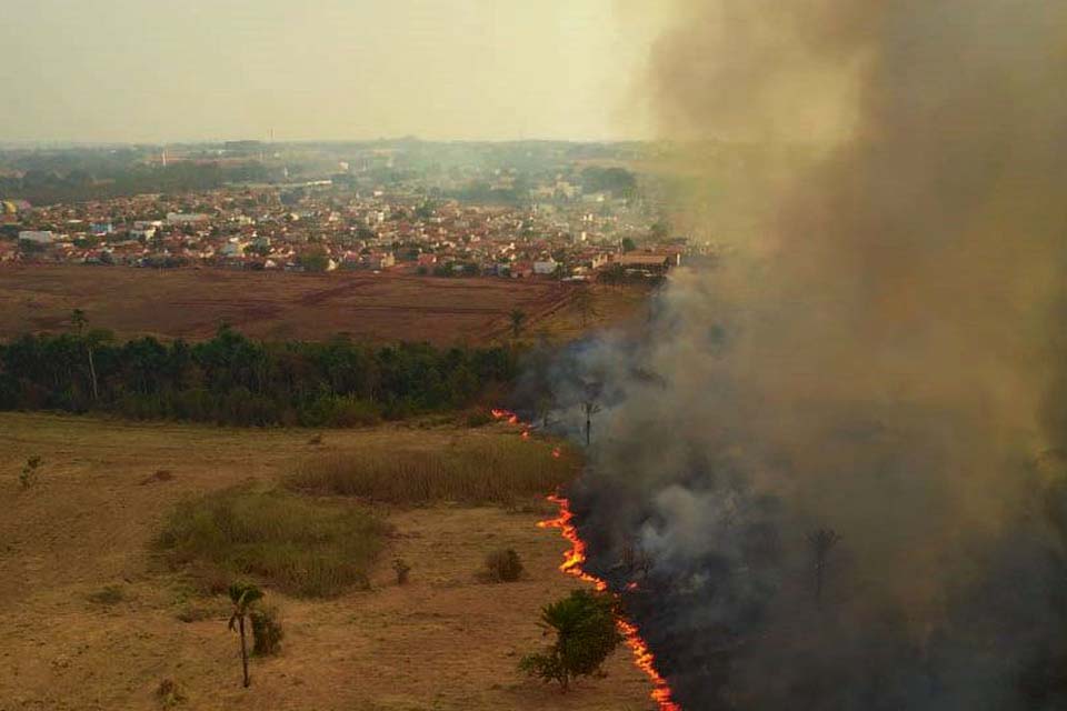 Fumaça do Pantanal se desloca para o Sul do país