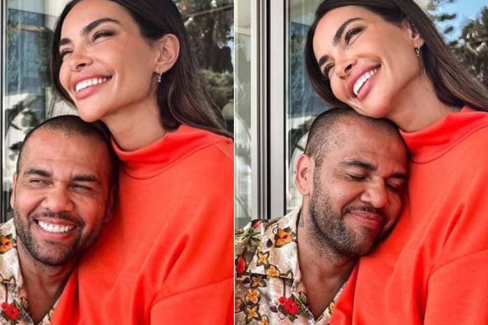 Joana Sanz publica primeiras fotos com Daniel Alves após saída da prisão: “Somos Felizes”