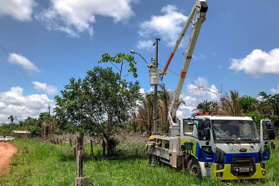 Proluz alcança 90% das comunidades rurais de Porto Velho com serviço de iluminação pública