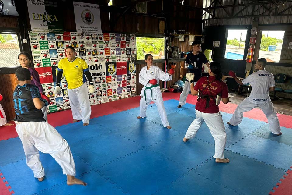 Karatecas de Porto Velho se preparam para os Jogos Intermunicipais de Rondônia