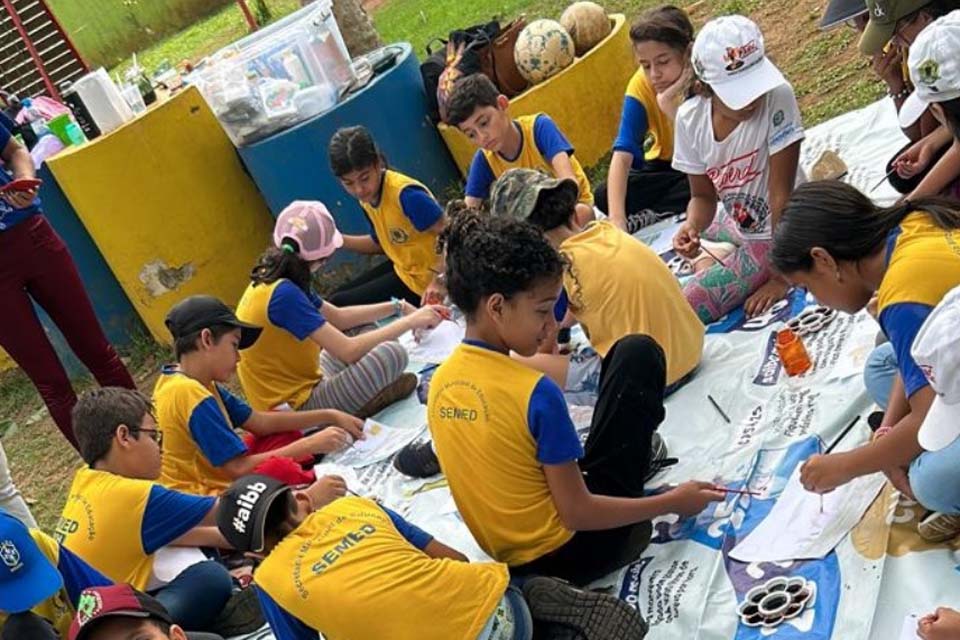 Projetos de educação ambiental contribuem para a formação de mais de 6.500 crianças e adolescentes em Porto Velho