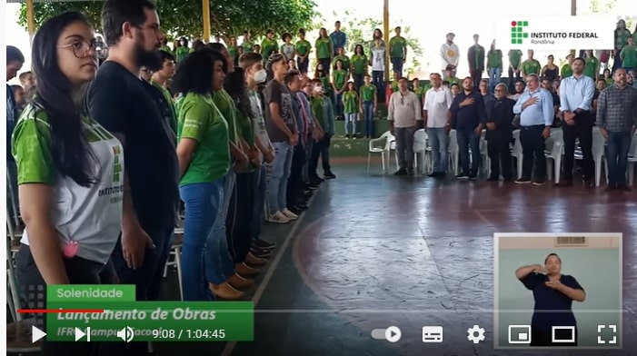 Campus Cacoal faz lançamento de obras para ampliação do número de salas de aula e de estrutura da unidade