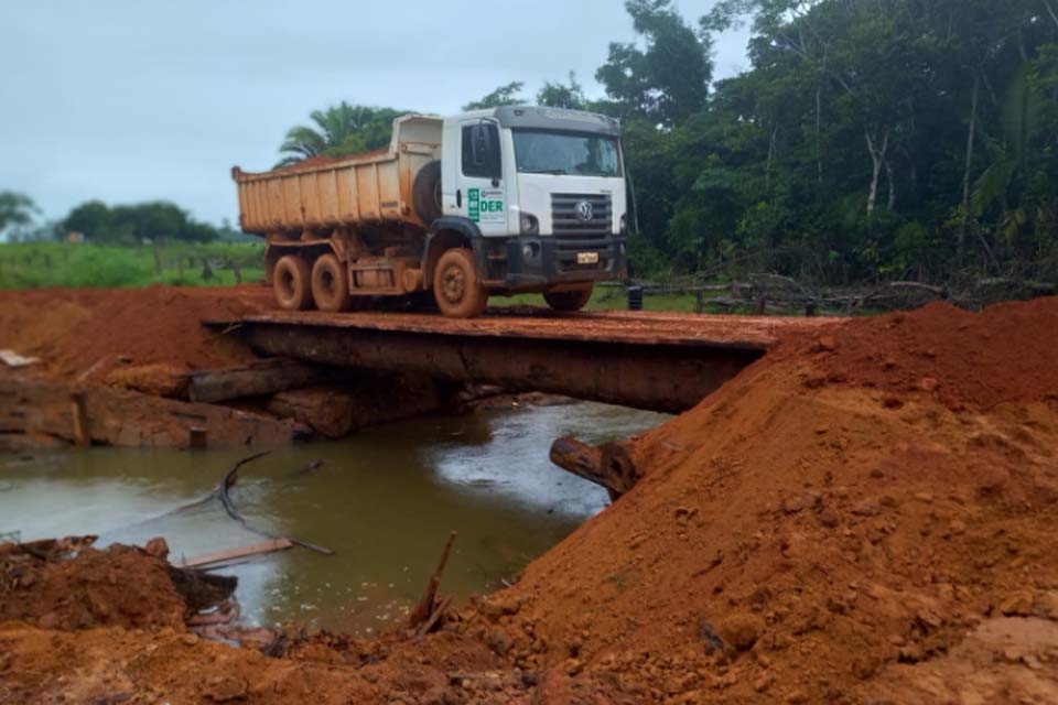 Parceria entre Prefeitura de Porto Velho e Estado garante ponte no distrito de Rio Pardo