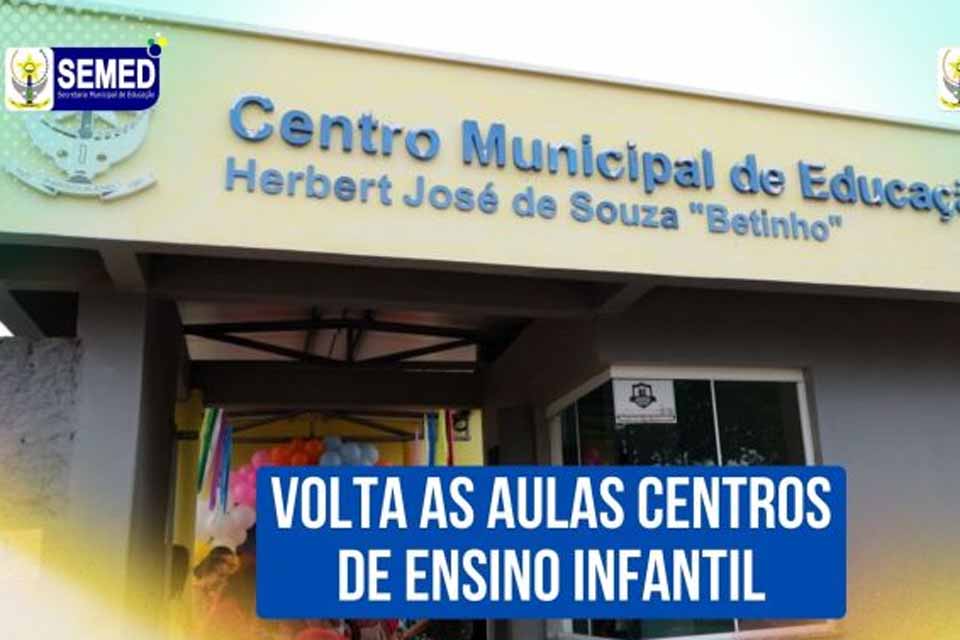 Prefeitura de Pimenta Bueno prepara Centros de Educação infantil para retorno às aulas