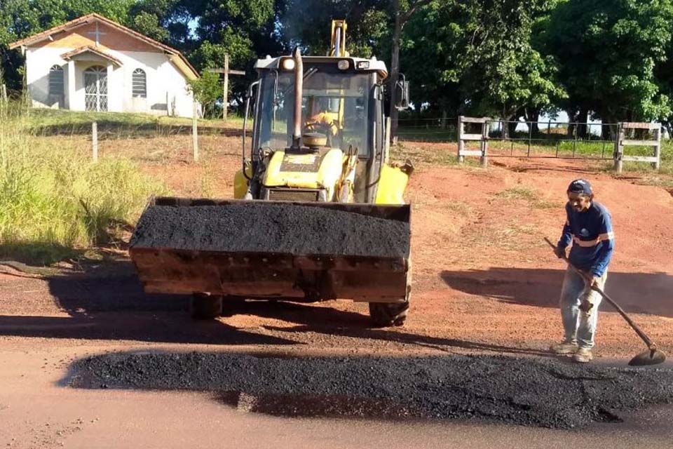 DER conclui manutenção da RO-010 e inicia implantação de tubos metálicos em rodovias não pavimentadas