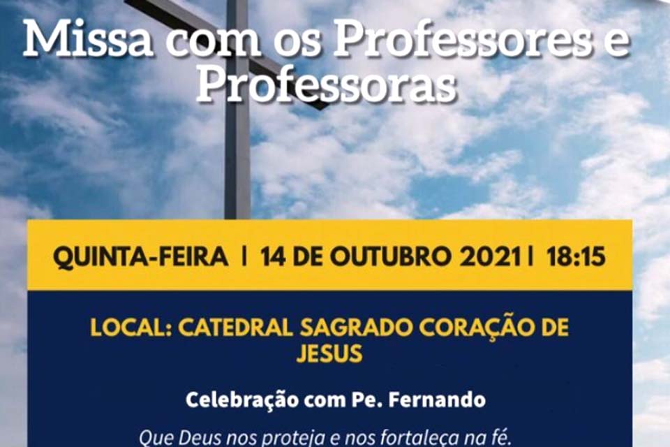 Sintero convida trabalhadores e trabalhadoras em educação em Porto Velho para que participem da missão em alusão ao Dia dos Professores