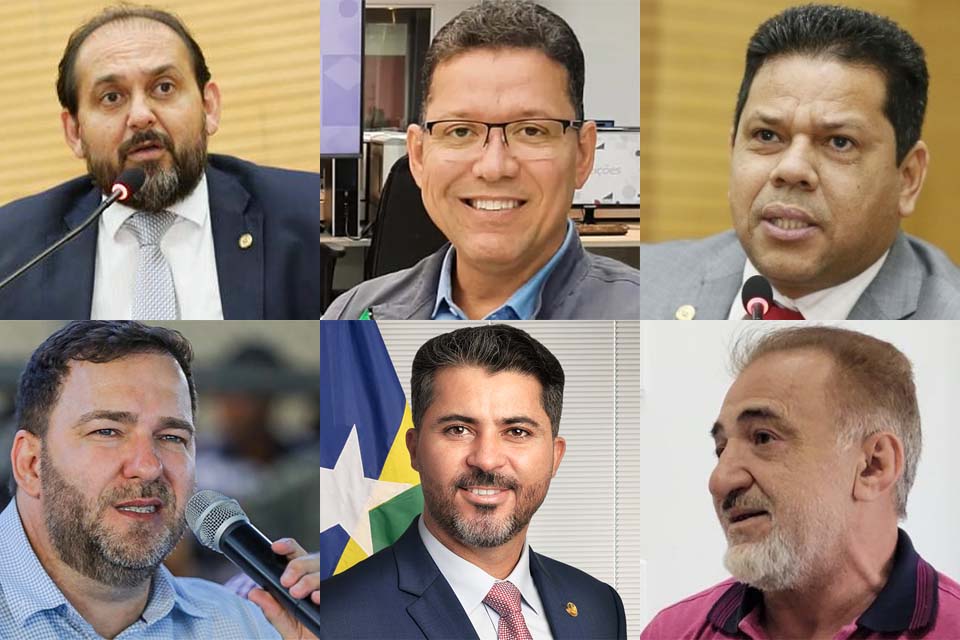 Laerte e Redano são nomes 'quentes' para comandar Assembleia de Rondônia; Rocha e Rogério irão debater; e Jair e Hermínio prejudicados