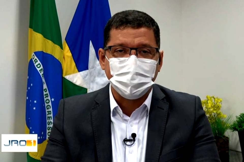 Marcos Rocha confirma mais uma remessa de vacinas e enaltece Ministério da Saúde pelo apoio recebido no transporte de pacientes de Rondônia