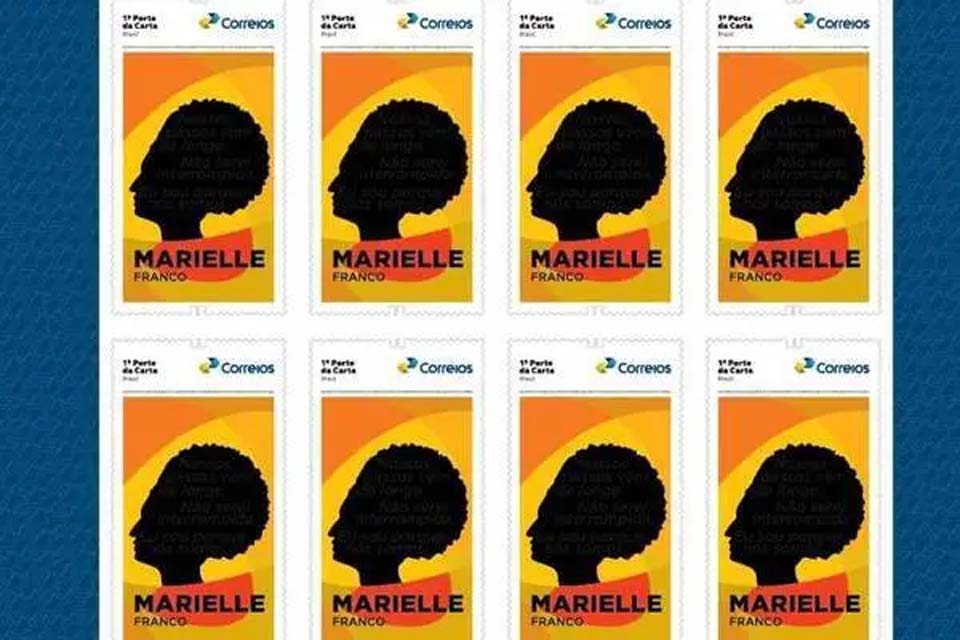 Correios lançam selo postal em homenagem a Marielle Franco