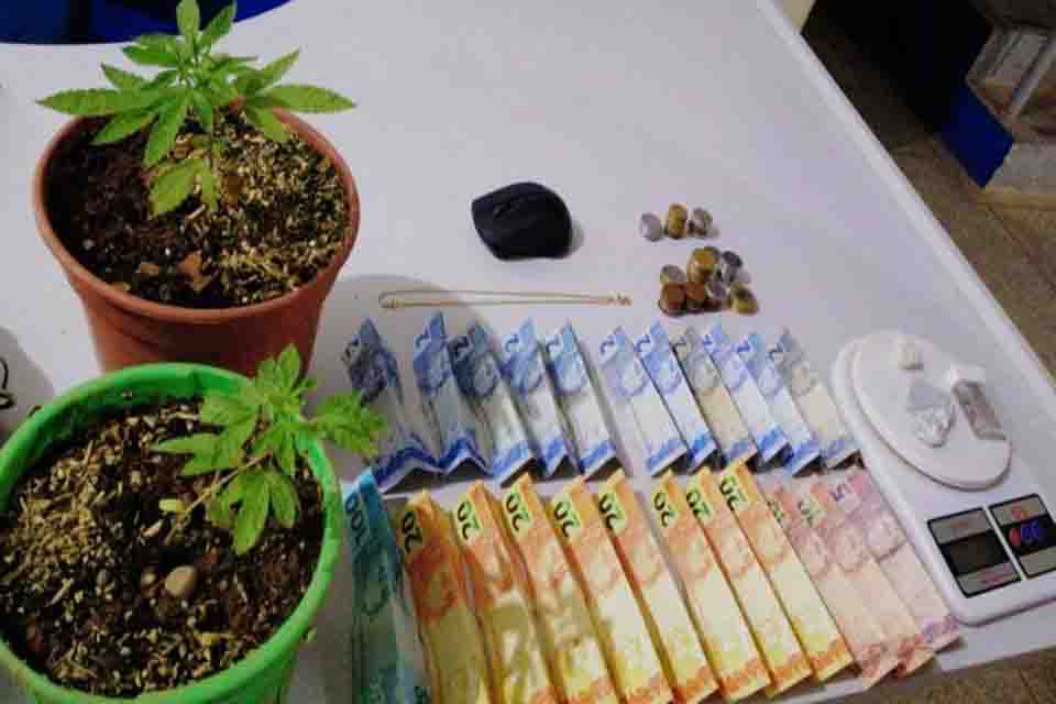 Jovem é preso por venda e cultivo de maconha em Vilhena