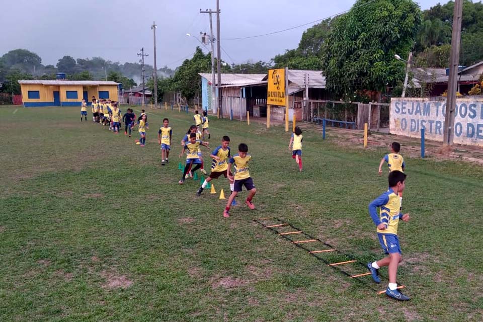  Atletas do Talentos do Futuro de Calama reforçam treinos para Copa Zico