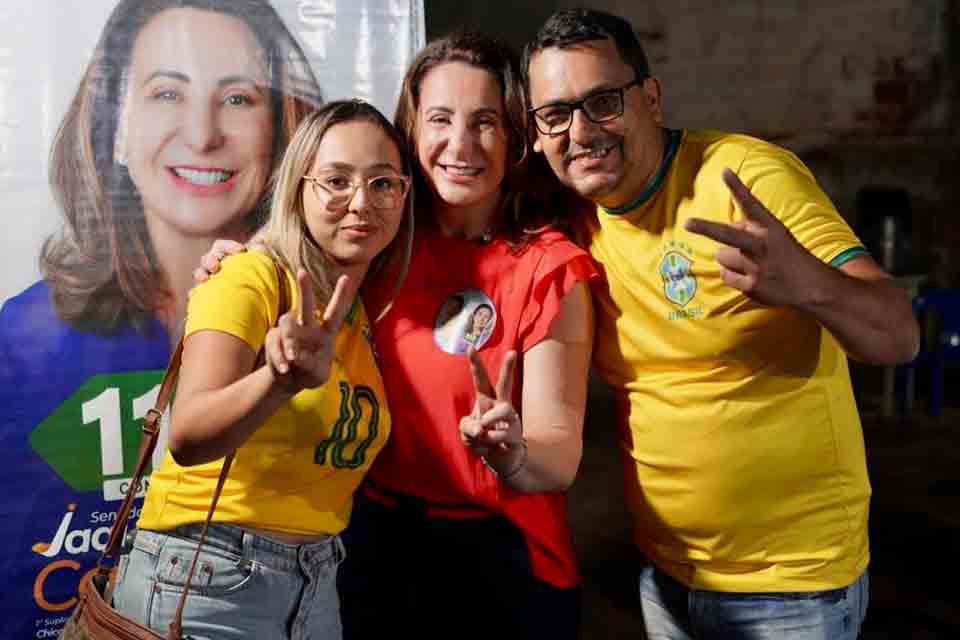 Em campanha no Cone Sul, Jaqueline Cassol diz que no Senado vai poder fazer mais por Rondônia