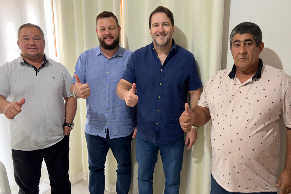 Alex Redano Recebe Prefeito de Itapuã do Oeste, Nei Martins, e reafirma compromisso com o progresso do Município