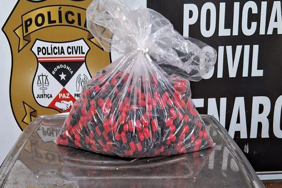 Polícia Civil apreende quase mil capsulas de droga sintética em Porto Velho