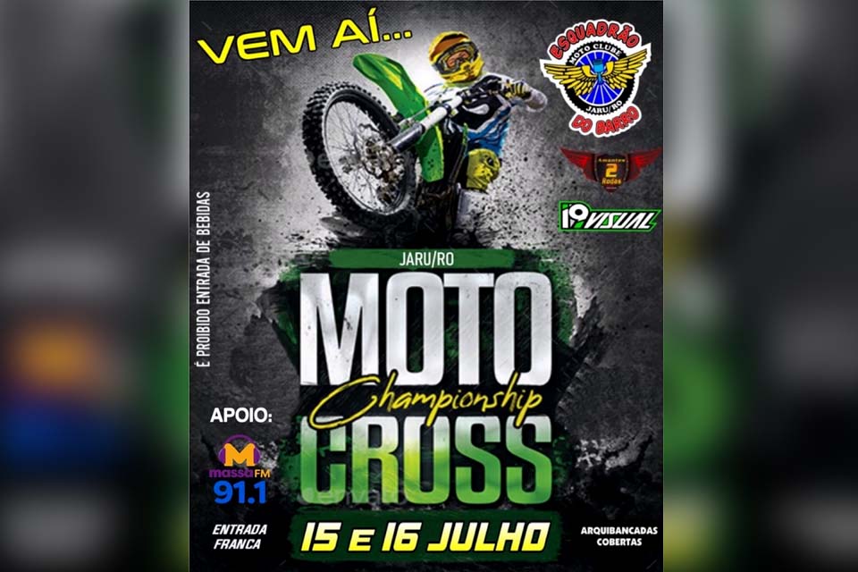 Jaru sedia no fim de semana segunda etapa do Campeonato Estadual de Motocross