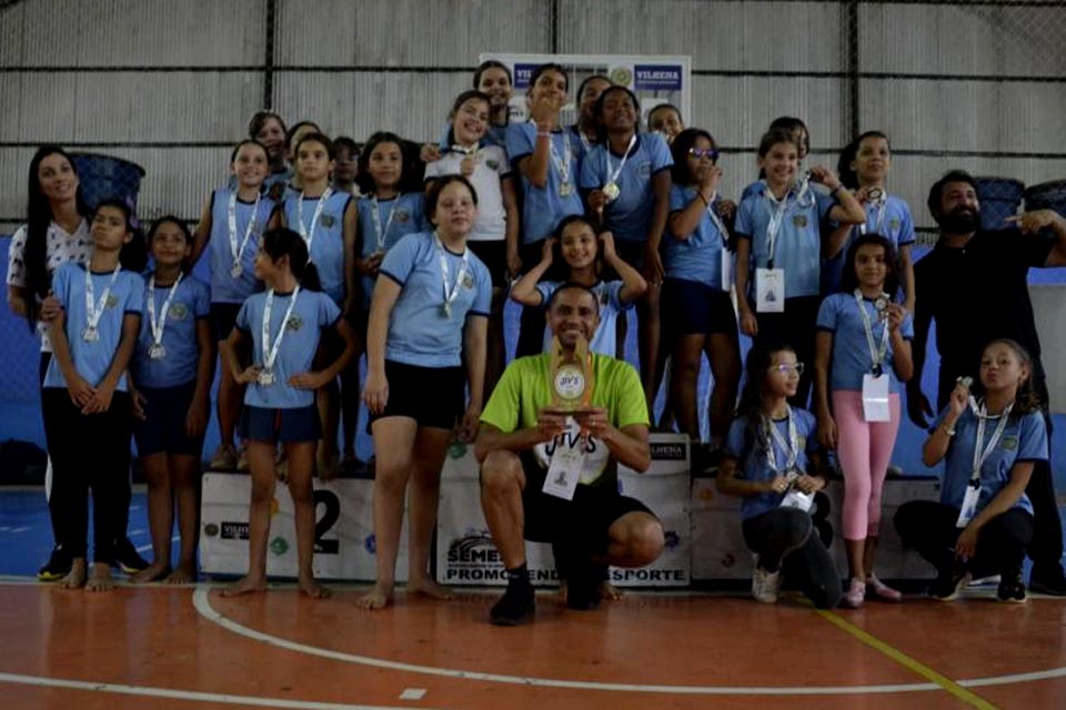 Escola Vilma Vieira lidera o quadro de medalhas dos Jogos Interescolares 