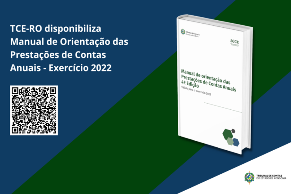 TCE-RO disponibiliza Manual de Orientação das Prestações de Contas Anuais – Exercício 2022 4 horas atrás