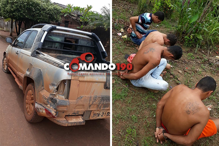 Carro roubado em Ji-Paraná é recuperado em Aripuanã/MT após troca de tiros entre PC e bandidos