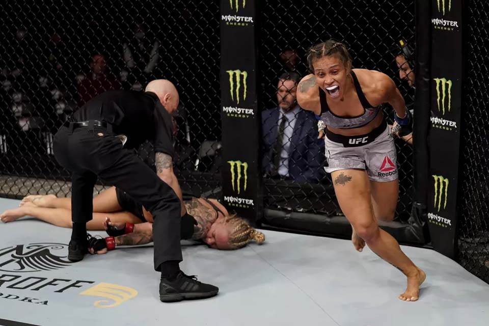 Em busca de sequência de vitórias no UFC, Amanda Lemos narra retorno pós-suspensão