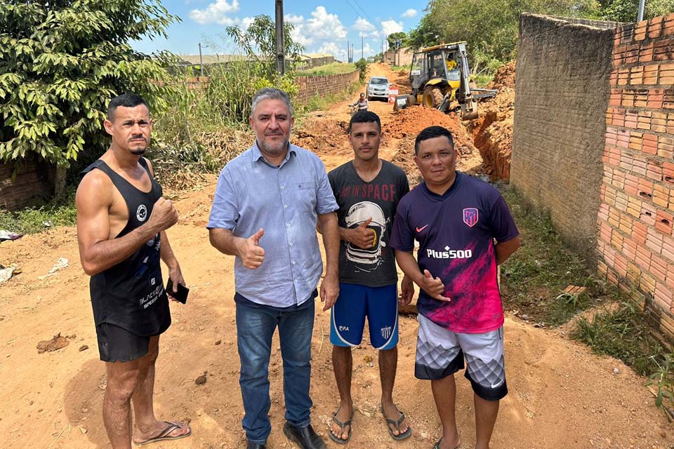 Vereador Everaldo Fogaça destaca avanços nas obras de infraestrutura no bairro Nova Esperança