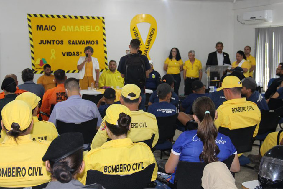 Movimento Maio Amarelo é lançado no município; evento contou com participação da população