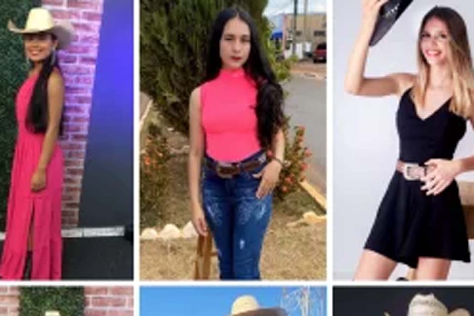 Conheça as candidatas a Rainha do 1º Rodeio Agro Show do município