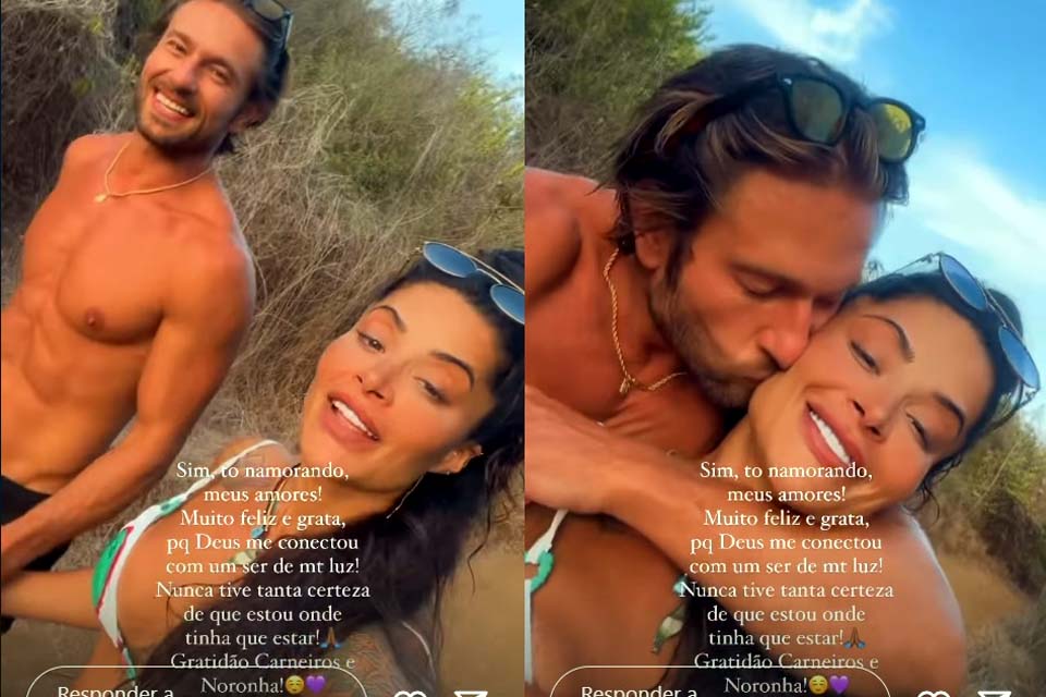 Aline Campos assume namoro com Felipe Von Borstel: 'Muito feliz e grata'